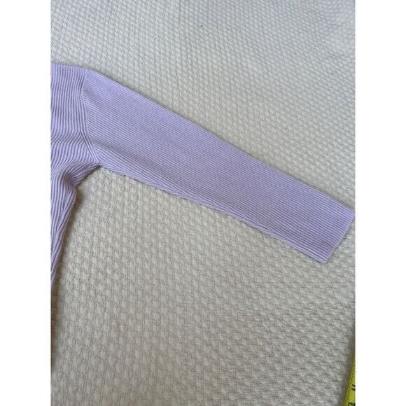 Ravella Valentina Cashmere Cardigan Lavender Lilac Womens Size XL Pearl Buttons - Picture 11 of 16